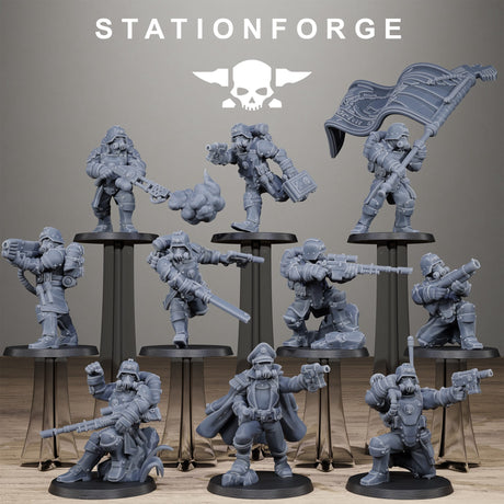 Tabletop Terrain Miniature GrimGuard SteelClads