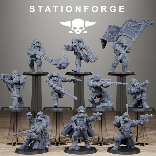 Tabletop Terrain Miniature GrimGuard SteelClads