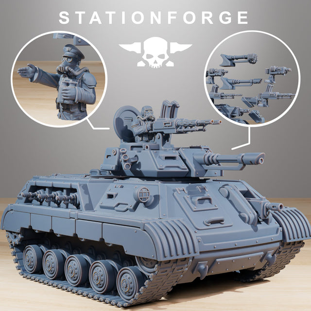 Tabletop Terrain Miniature GrimGuard Support Tank
