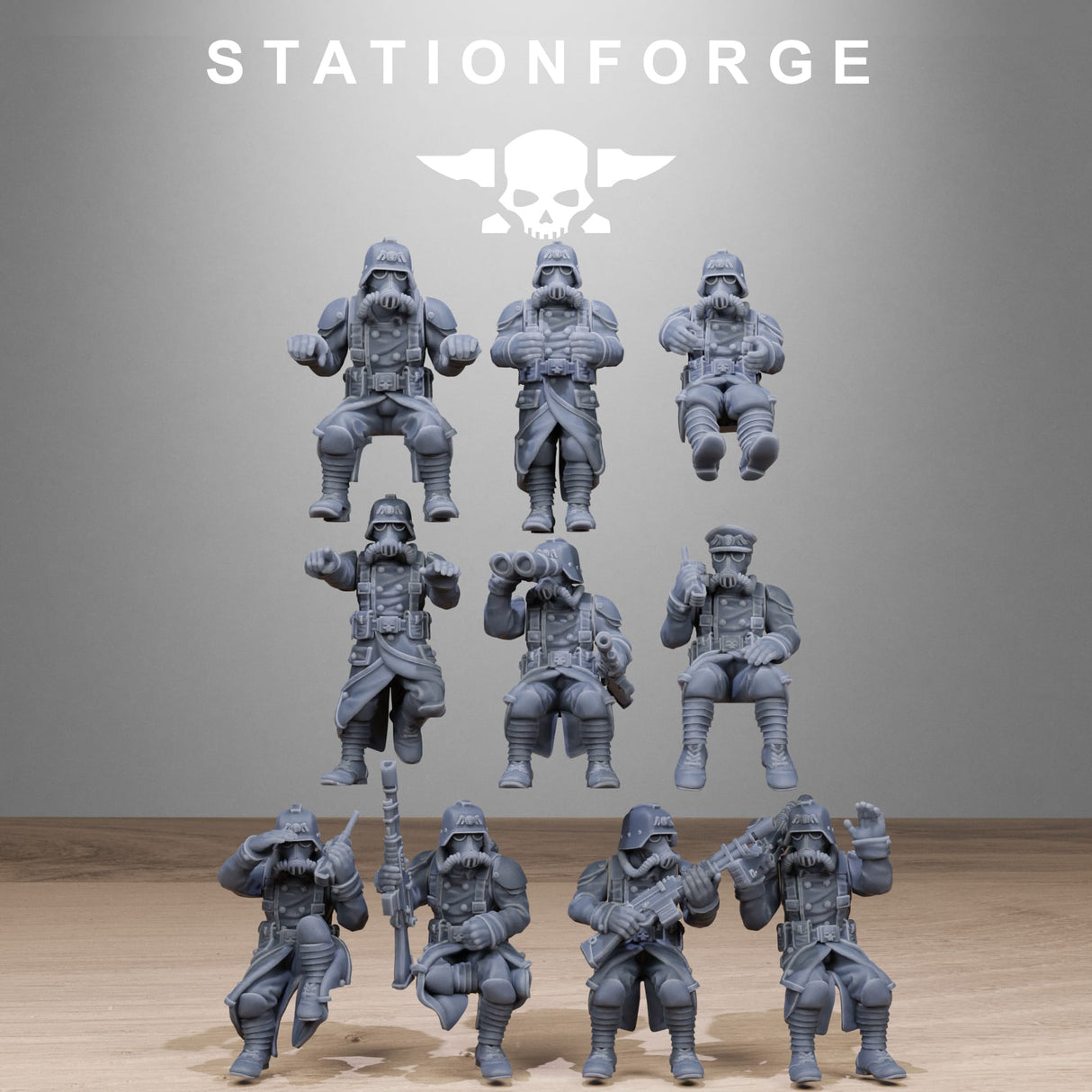 Tabletop Terrain Miniature GrimGuard Support Vehicles