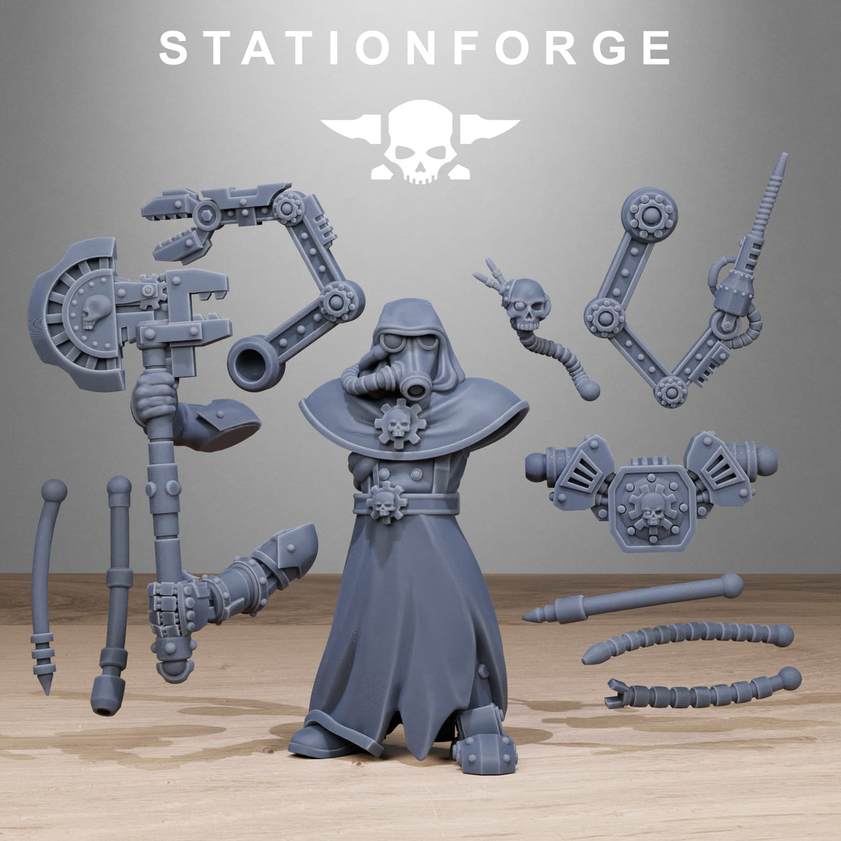 Tabletop Terrain Miniature GrimGuard Tech Engineers