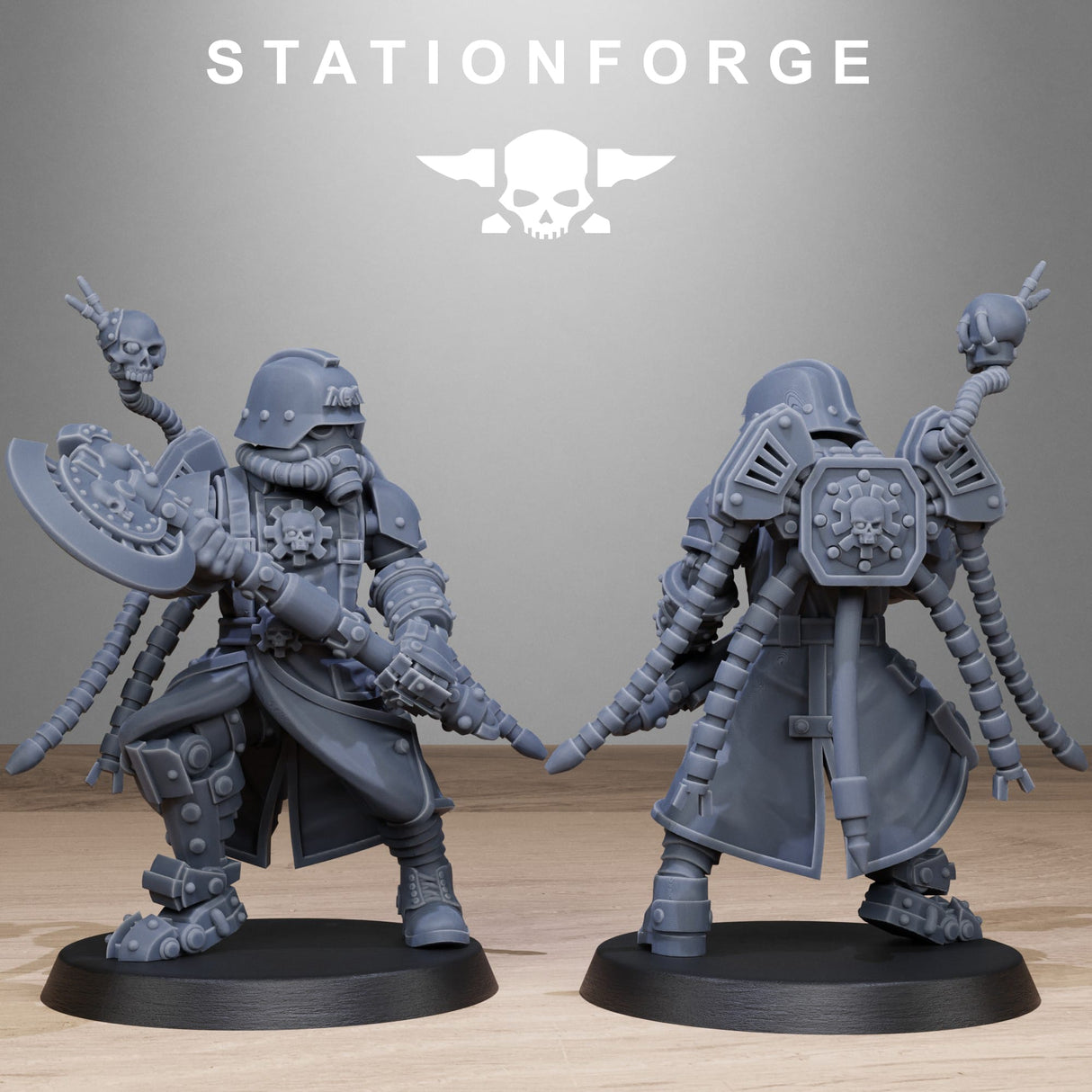 Tabletop Terrain Miniature GrimGuard Tech Engineers