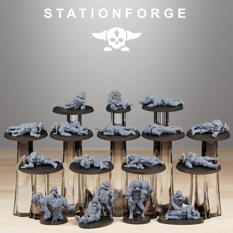 Tabletop Terrain Miniature GrimGuard The Fallen