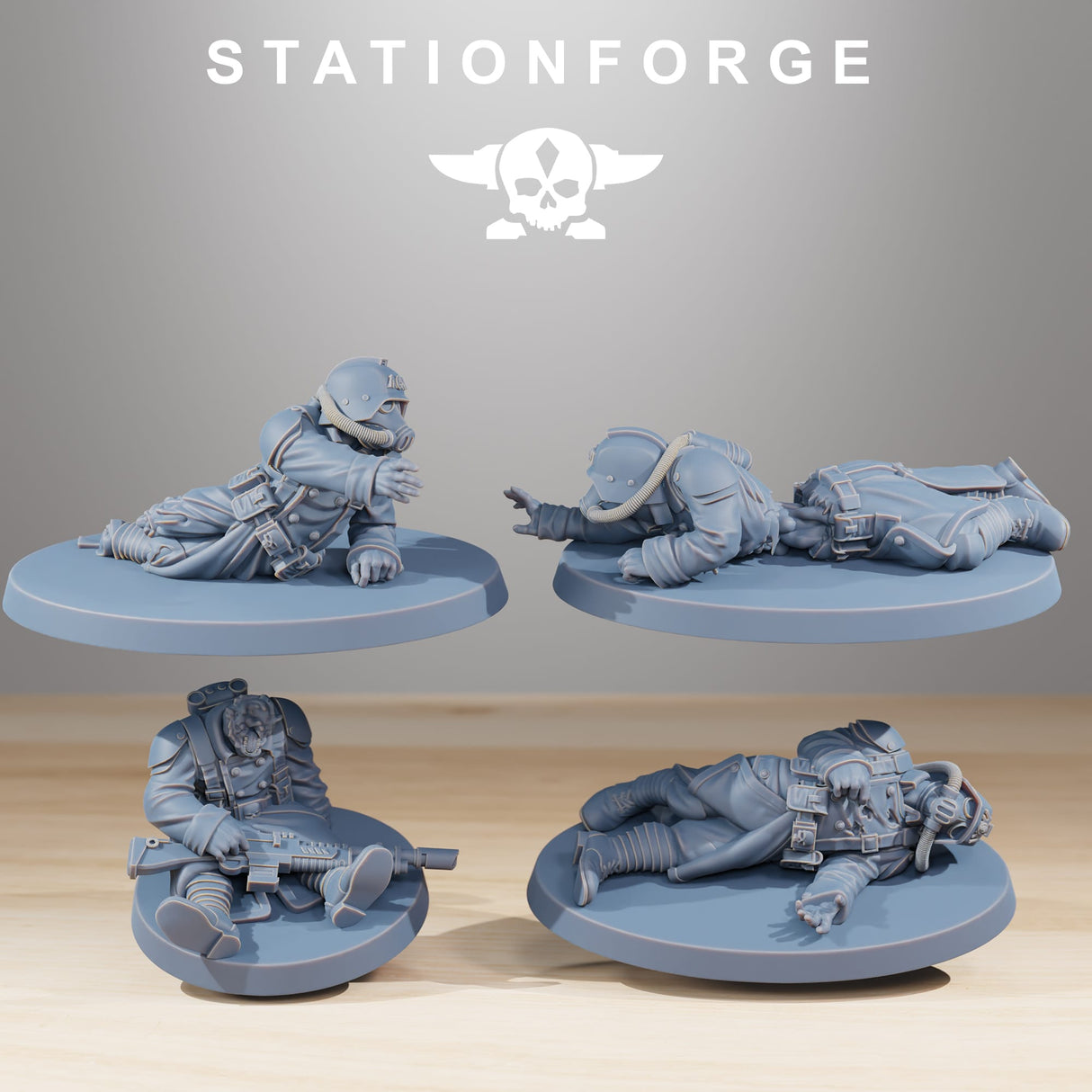 Tabletop Terrain Miniature GrimGuard The Fallen