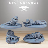 Tabletop Terrain Miniature GrimGuard The Fallen
