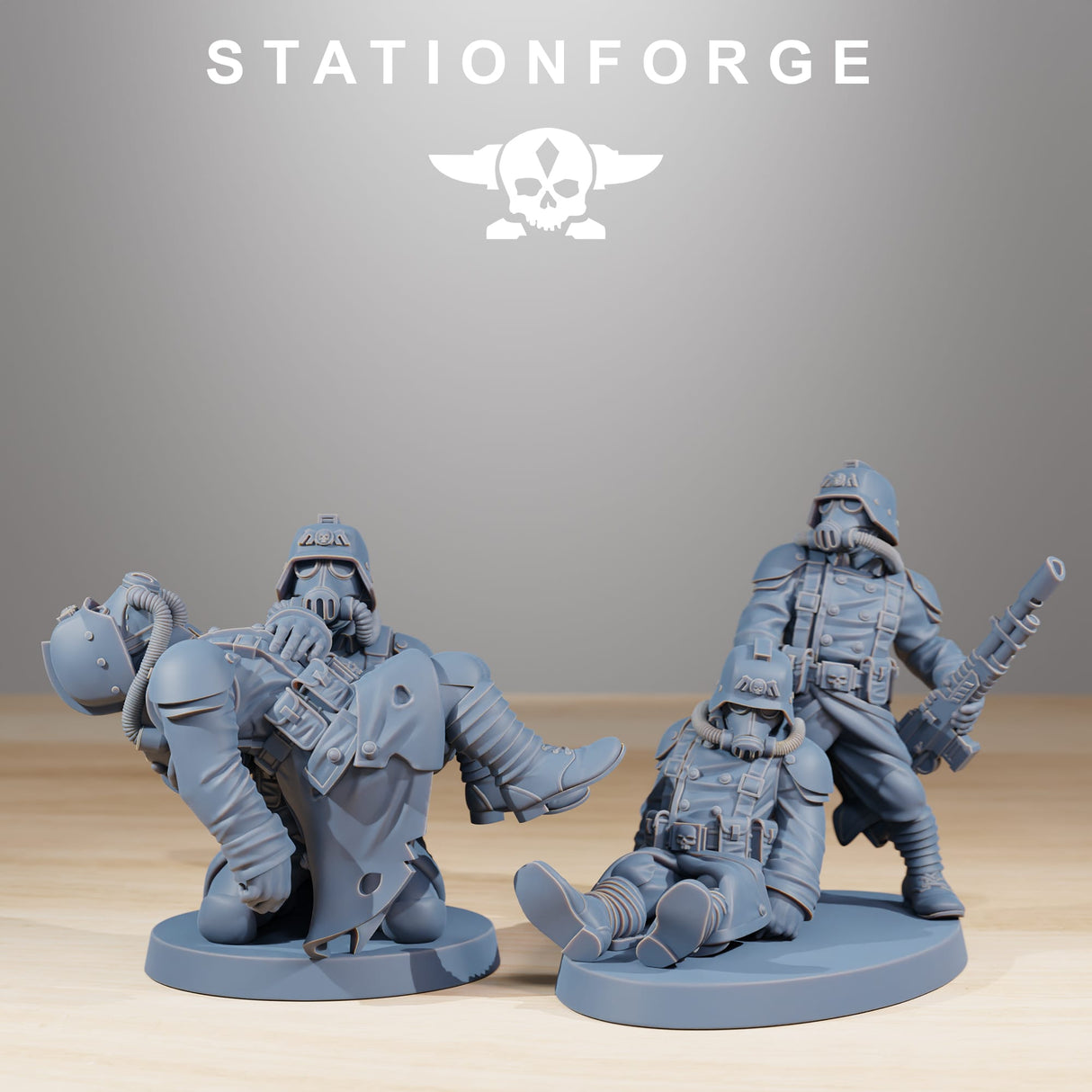 Tabletop Terrain Miniature GrimGuard The Fallen