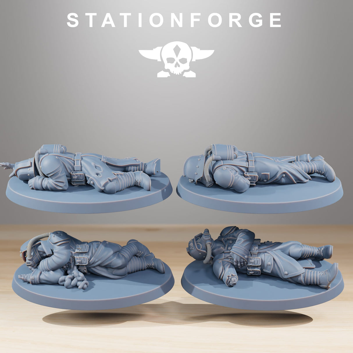 Tabletop Terrain Miniature GrimGuard The Fallen