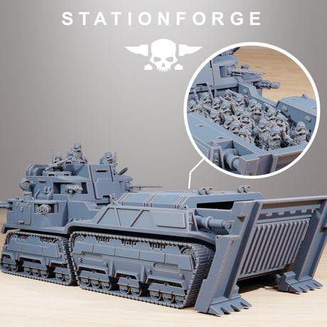 Tabletop Terrain Miniature GrimGuard Transport Tank