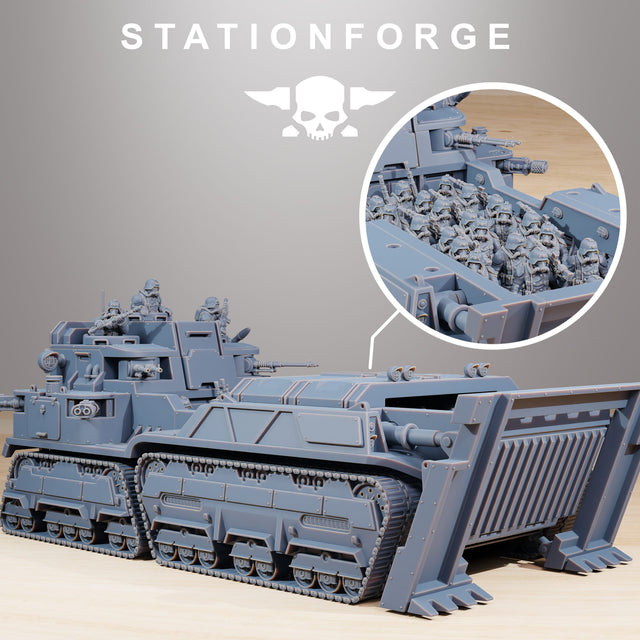 Tabletop Terrain Miniature GrimGuard Transport Tank