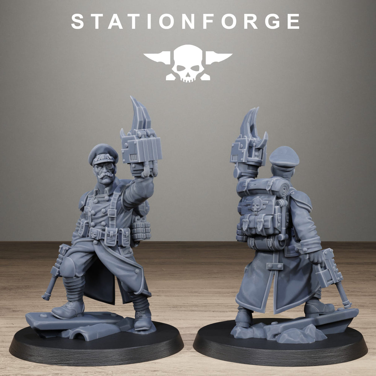 Tabletop Terrain Miniature GrimGuard Trench Raiders