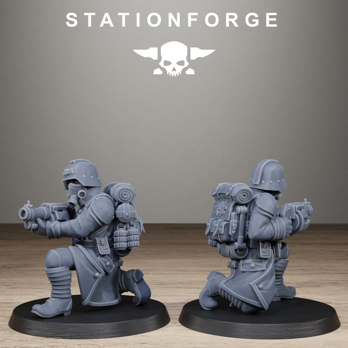 Tabletop Terrain Miniature GrimGuard Trench Raiders