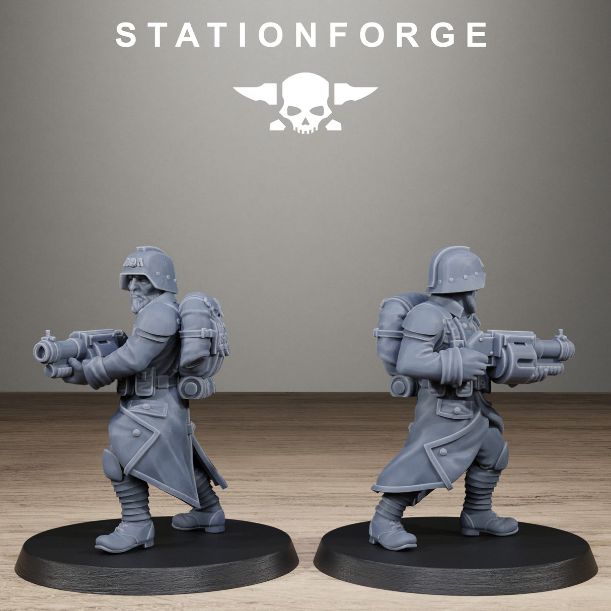 Tabletop Terrain Miniature GrimGuard Trench Raiders