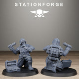 Tabletop Terrain Miniature GrimGuard Trench Raiders