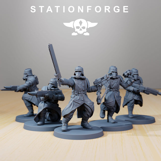 Tabletop Terrain Miniature GrimGuard - Trench Runners