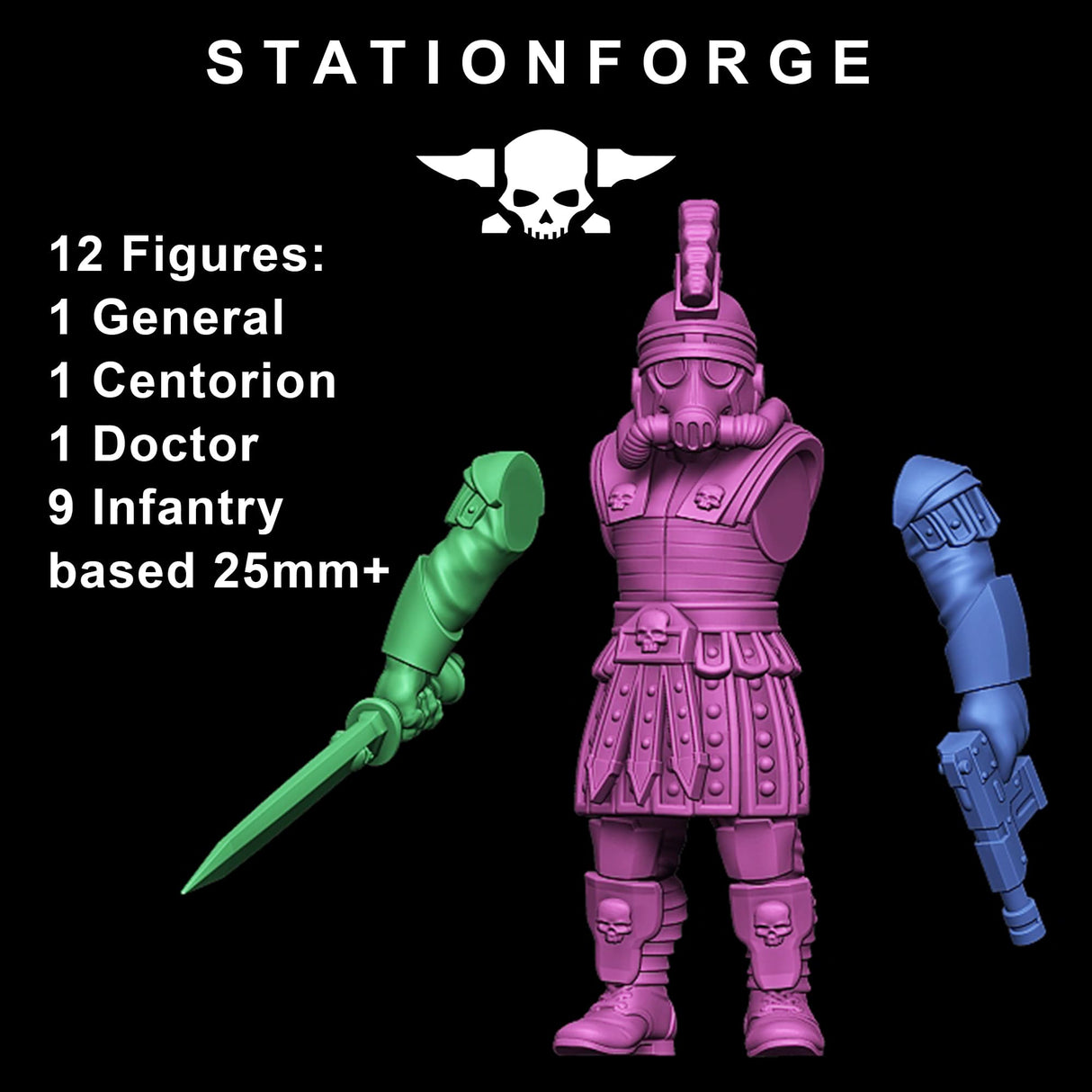 Tabletop Terrain Miniature GrimGuard Vexillatio