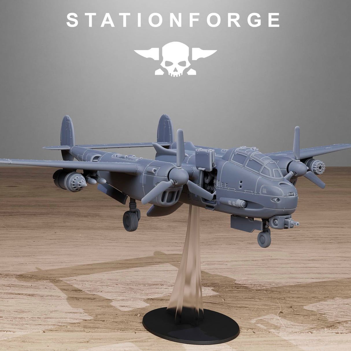Tabletop Terrain Miniature Grimguard Vulture Plane