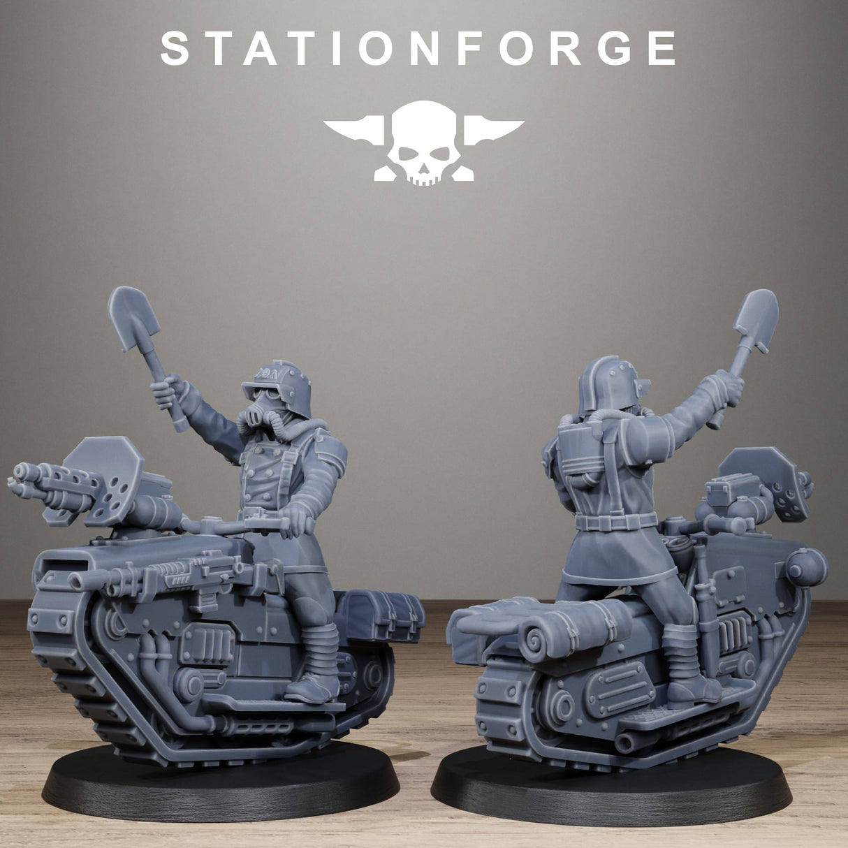 Tabletop Terrain Miniature Grimguard War Treaders