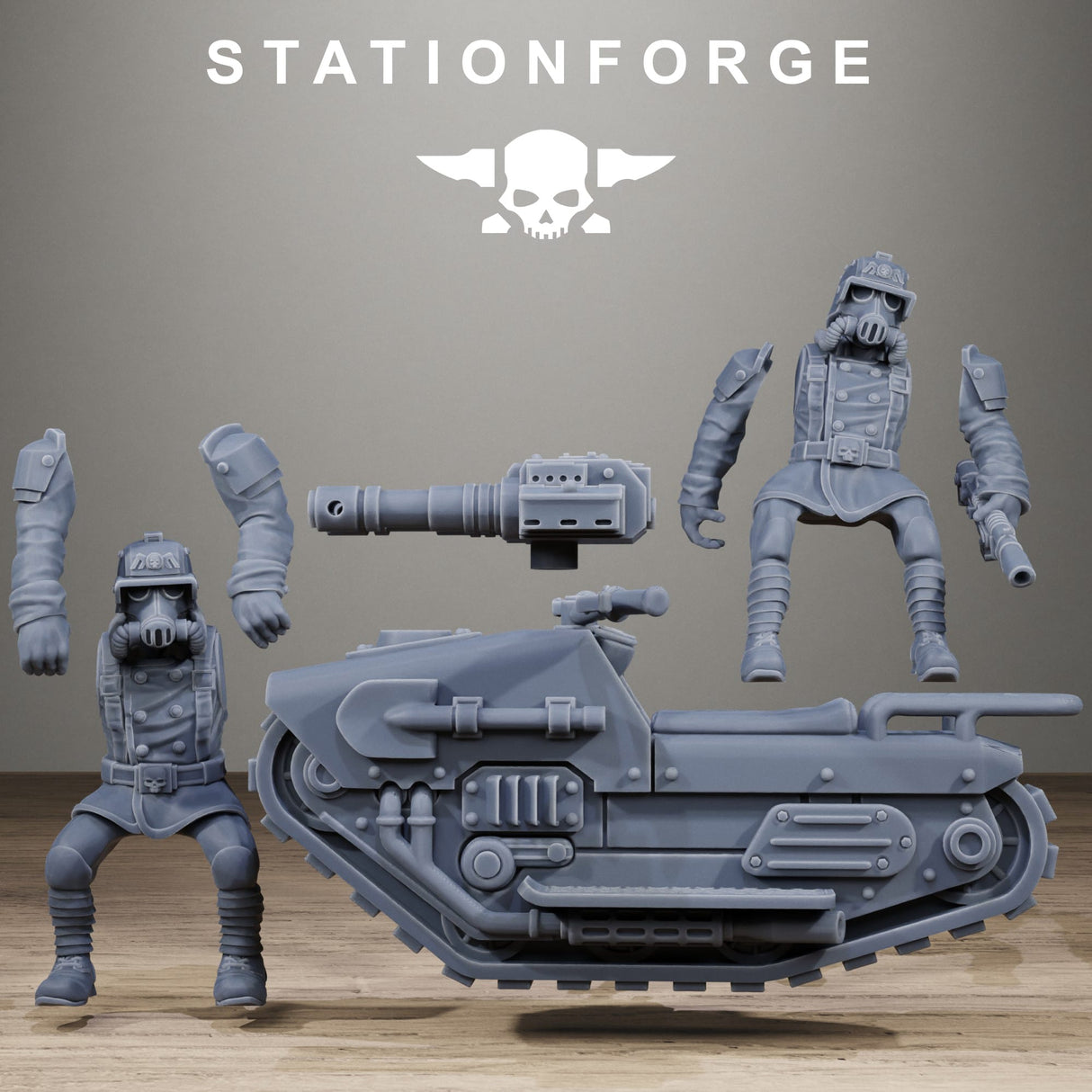 Tabletop Terrain Miniature Grimguard War Treaders