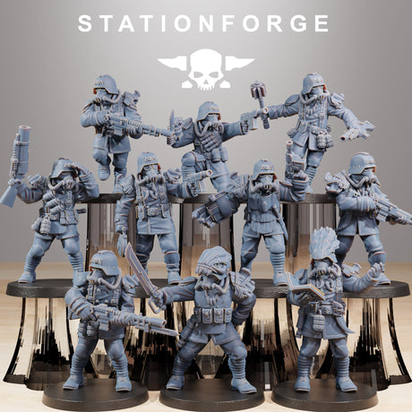 Tabletop Terrain Miniature GrimGuard Xenarid Hunters