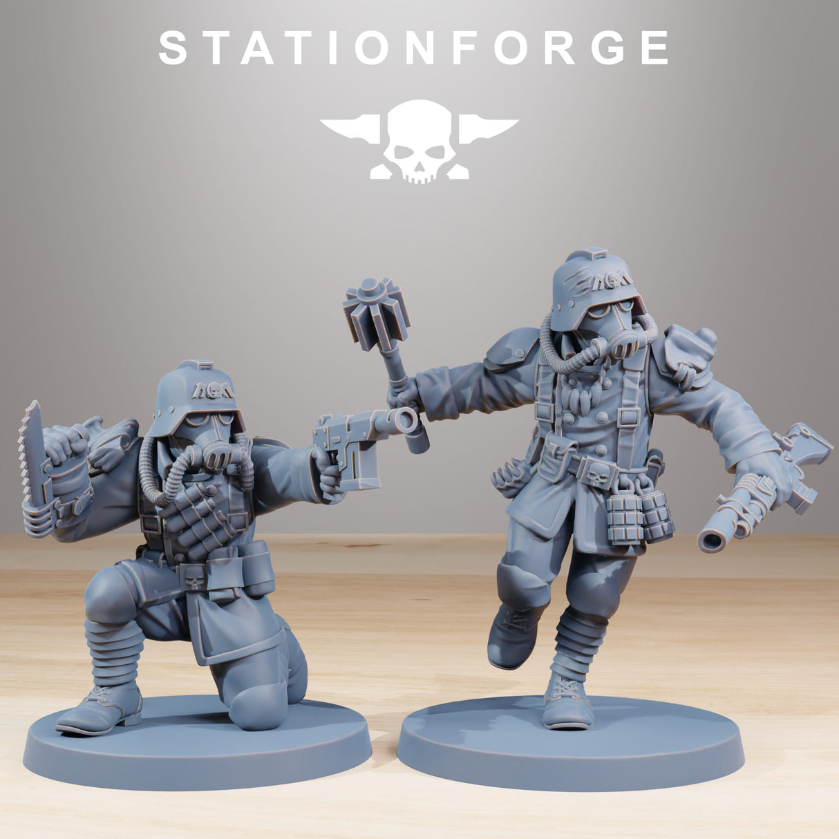 Tabletop Terrain Miniature GrimGuard Xenarid Hunters