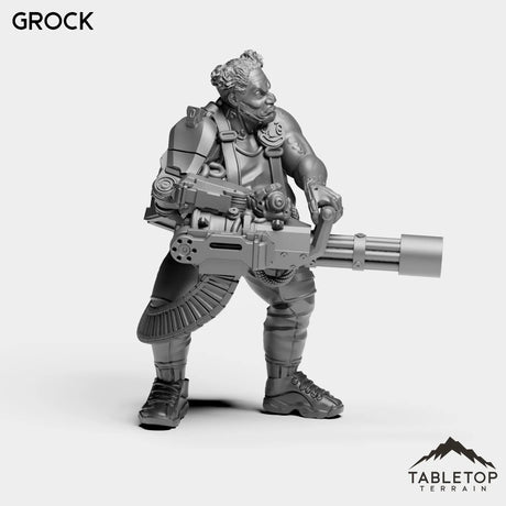 Tabletop Terrain Miniature Grock - Strike Team Omega & Almighty Friends
