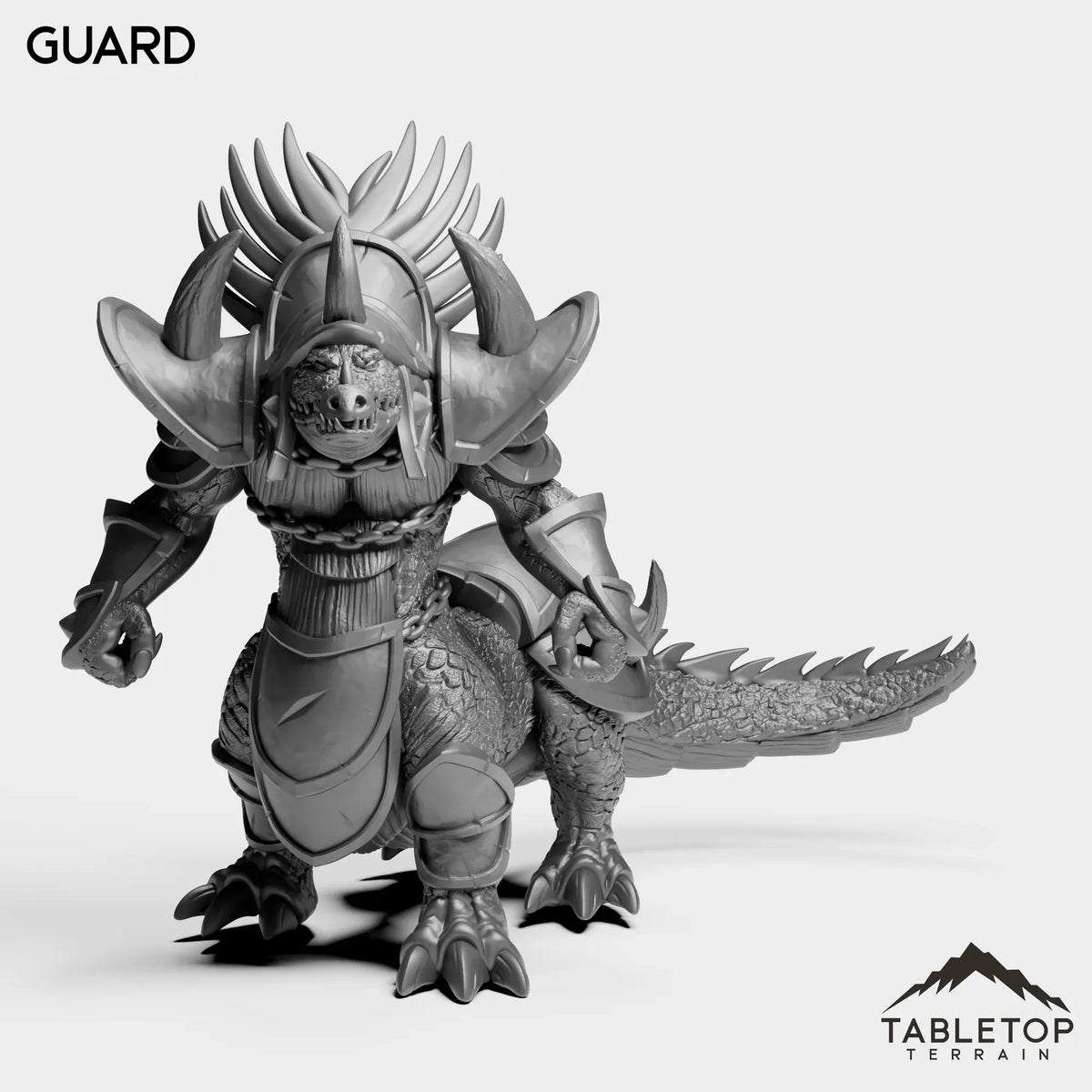 Tabletop Terrain Miniature Guard Lizard Lair Guards