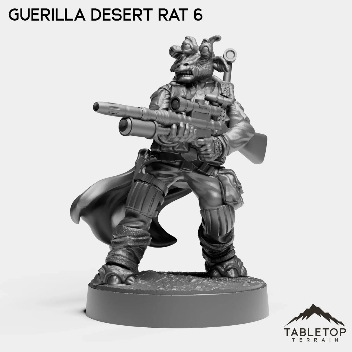 Tabletop Terrain Miniature Guerilla Desert Rats