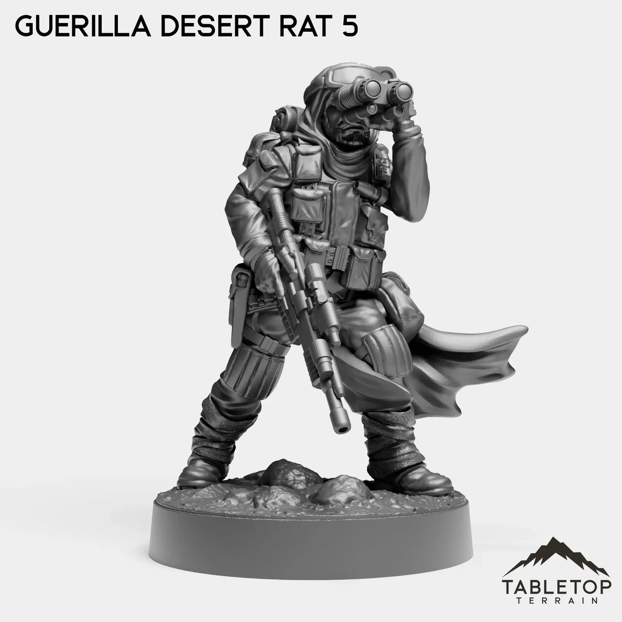 Tabletop Terrain Miniature Guerilla Desert Rats