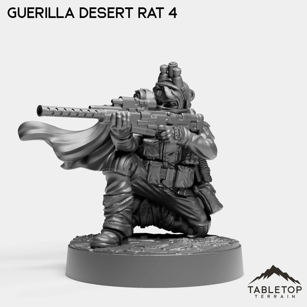 Tabletop Terrain Miniature Guerilla Desert Rats