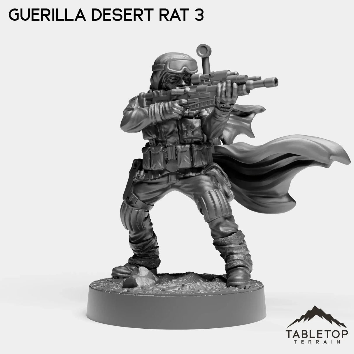 Tabletop Terrain Miniature Guerilla Desert Rats