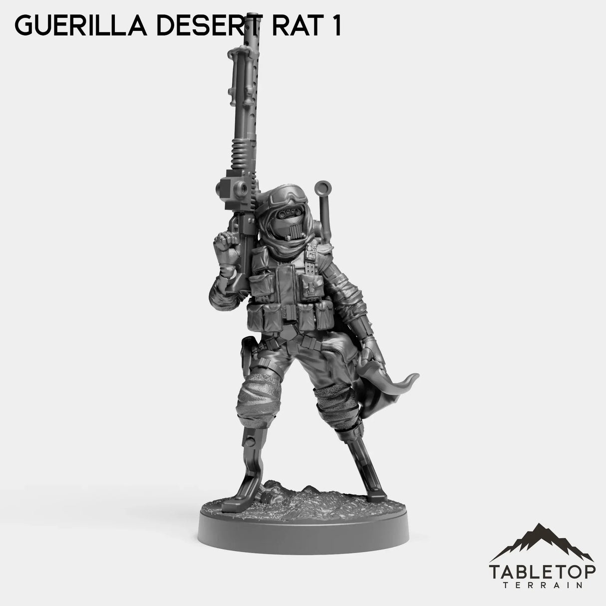 Tabletop Terrain Miniature Guerilla Desert Rats