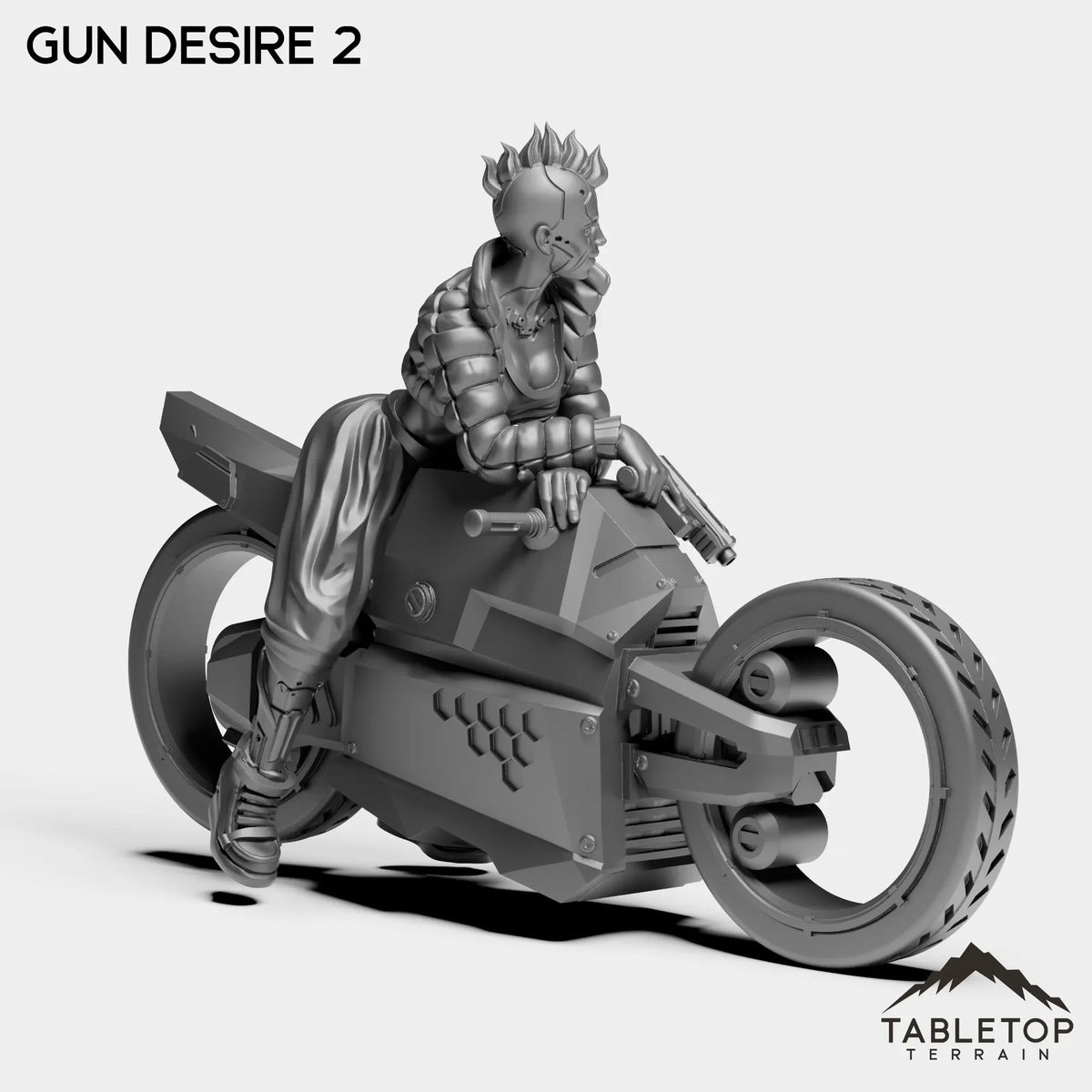 Tabletop Terrain Miniature Gun Desire - Bomber Girls