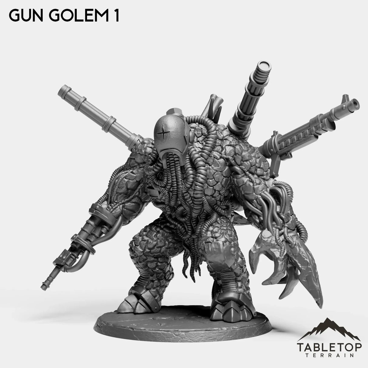 Tabletop Terrain Miniature Gun Golem 3 Gun Golems - Independents