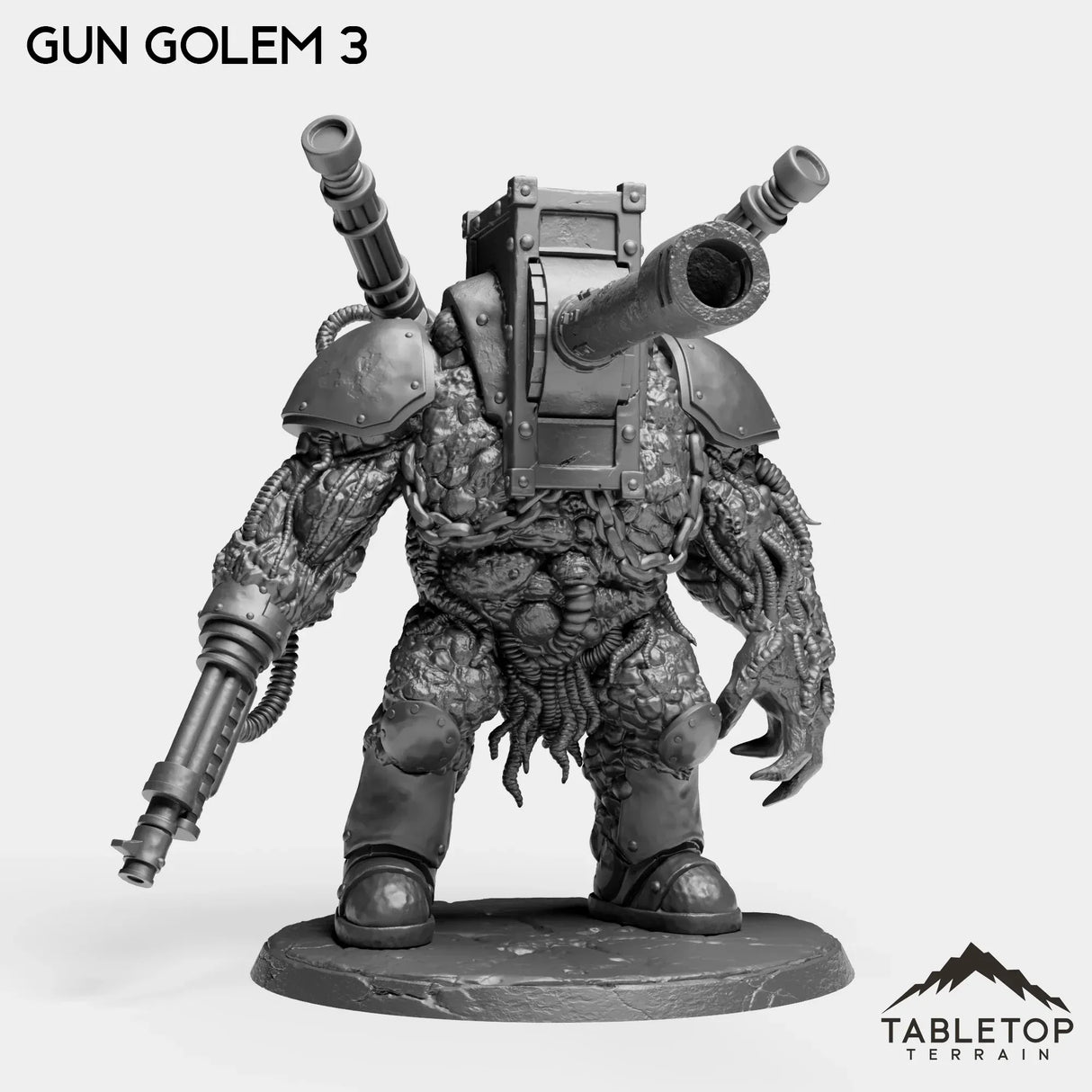 Tabletop Terrain Miniature Gun Golems - Independents