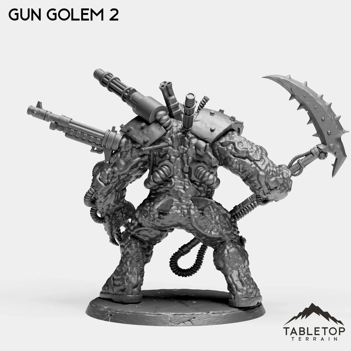 Tabletop Terrain Miniature Gun Golems - Independents