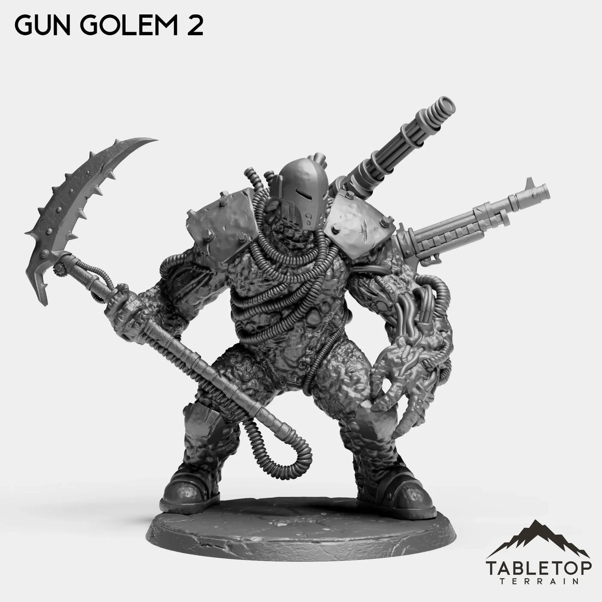 Tabletop Terrain Miniature Gun Golems - Independents