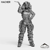 Tabletop Terrain Miniature Hacher - Bomber Girls