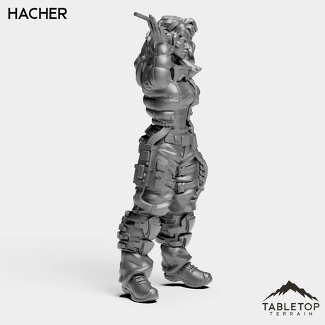 Tabletop Terrain Miniature Hacher - Bomber Girls