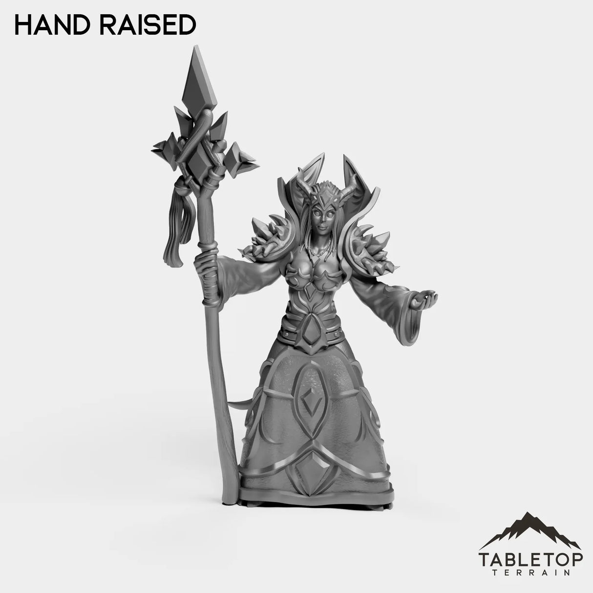 Tabletop Terrain Miniature Hand Raised Exiled Mage Female