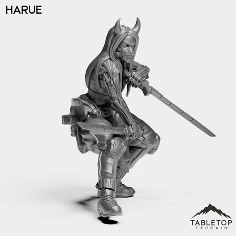 Tabletop Terrain Miniature Harue - Street Samurai