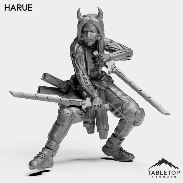 Tabletop Terrain Miniature Harue - Street Samurai