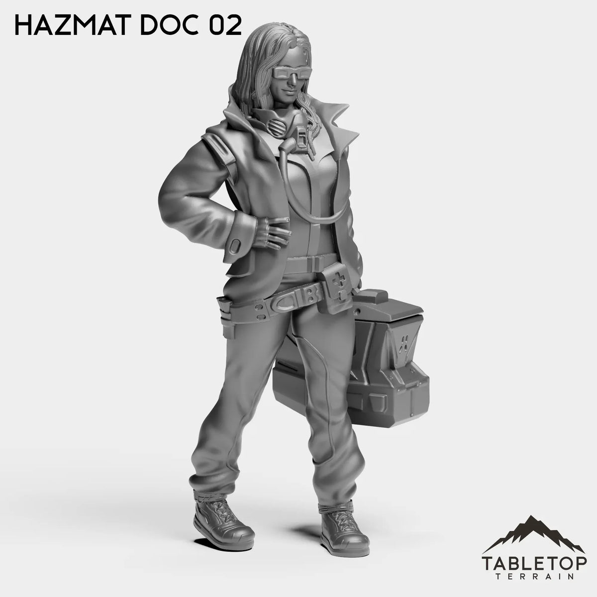 Tabletop Terrain Miniature HAZMAT Doc 02 BioHazardScientists - MISC
