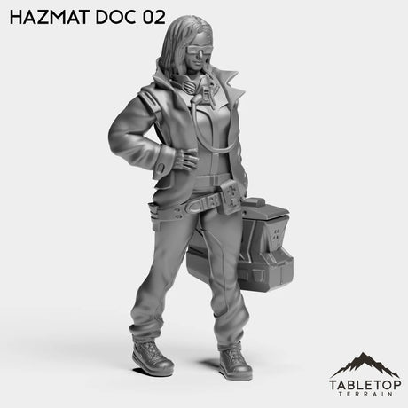 Tabletop Terrain Miniature HAZMAT Doc 02 BioHazardScientists - MISC