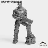 Tabletop Terrain Miniature HazmatCyborg01 DrakeUnit - MISC