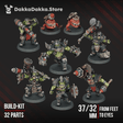 Tabletop Terrain Miniature Head Crackaz Mob
