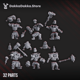 Tabletop Terrain Miniature Head Crackaz Mob
