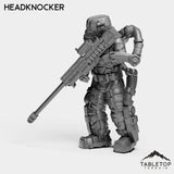 Tabletop Terrain Miniature Head Knocker - Endoskeleton Soldiers