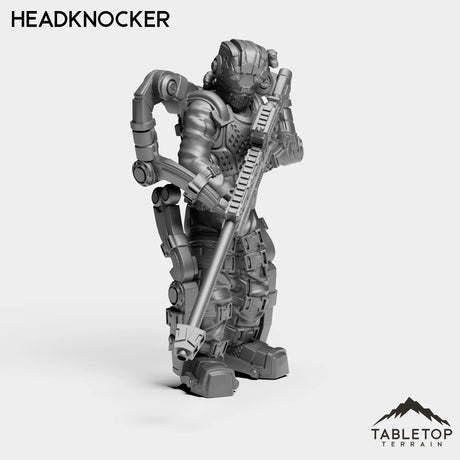 Tabletop Terrain Miniature Head Knocker - Endoskeleton Soldiers