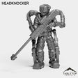 Tabletop Terrain Miniature Head Knocker - Endoskeleton Soldiers