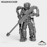 Tabletop Terrain Miniature Head Knocker - Endoskeleton Soldiers